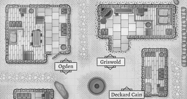 Diablo, tristram, map